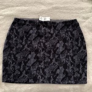 New Express snakeskin print miniskirt